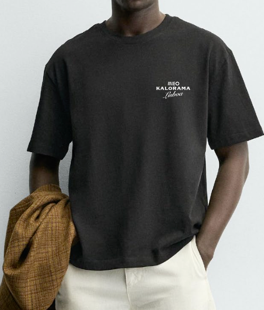 MEO KALORAMA T-shirt Preta Line-Up 2026 - Collect at merch stand