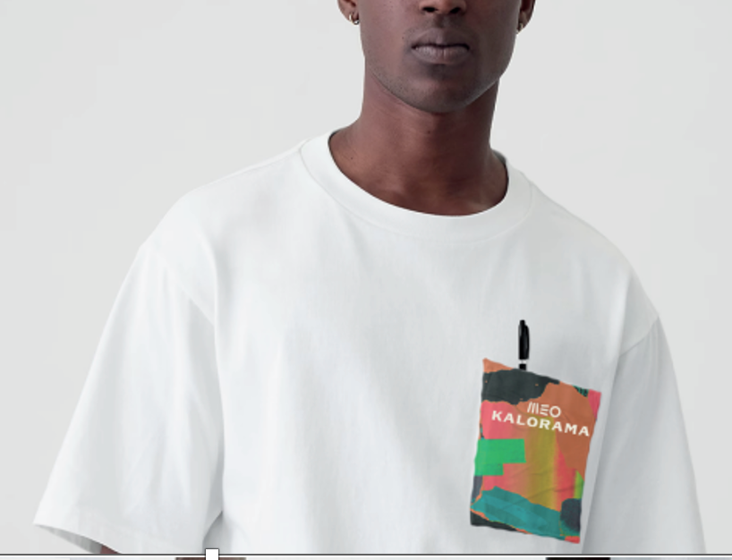 MEO KALORAMA T-shirt Branca Bolso