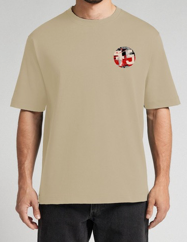 CARLÃO - T-shirt 75/25 Quinta-Essência - Cru